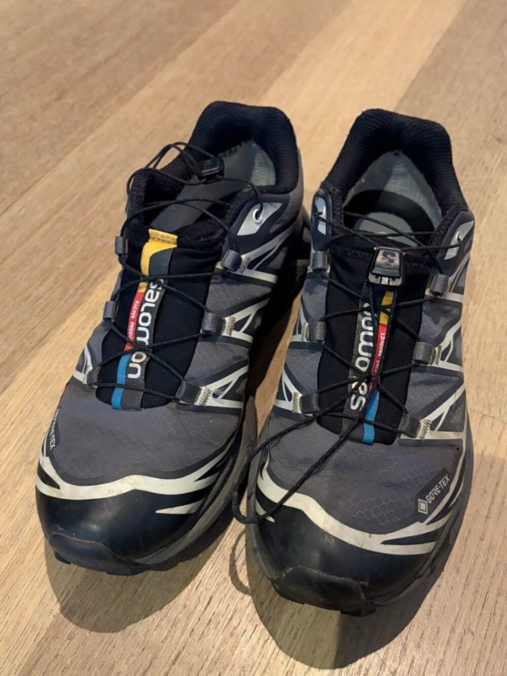 Salomon XT-6 GORE-TEX Trail Running Shoes Gray Black Women's 7